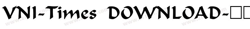 VNI-Times DOWNLOAD字体转换